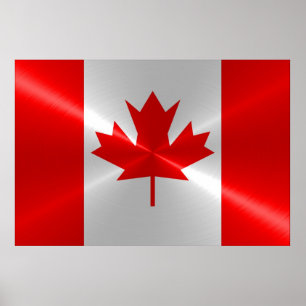 Canadese vlag poster