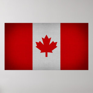 Canadese vlag poster