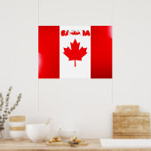 Canadese vlag poster (Keuken)