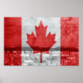 Canadese vlag poster (Voorkant)