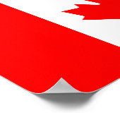 Canadese vlag poster (Hoek)