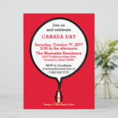 Canadese Vlag Praten Ms. Penguin Canada Dag Kaart (Staand voorkant)