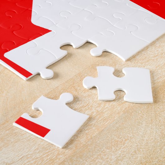 Canadese vlag Puzzel (Zijkant)