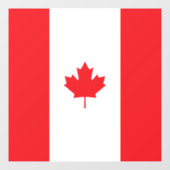 Canadese vlag raamsticker (Vel)