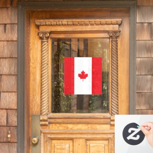 Canadese vlag raamsticker (Huis Deur)