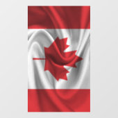 Canadese vlag raamsticker (Vel)