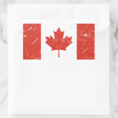 Canadese vlag rechthoekige sticker (Tas)