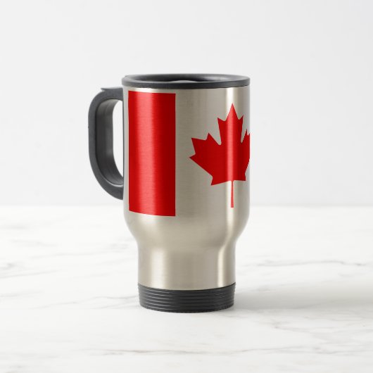 Canadese vlag reisbeker (Voorkant links)