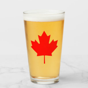 Canadese Vlag Rode Esblad Glas