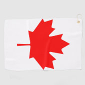 Canadese Vlag Rode Esblad Golfhanddoek (Horizontaal)