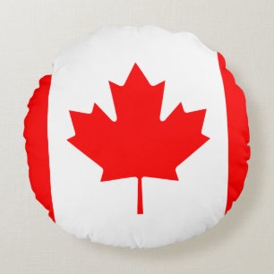 Canadese vlag rond kussen