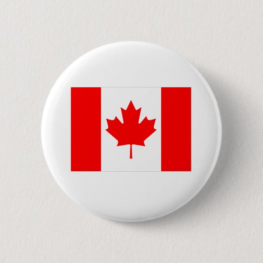 Canadese vlag ronde button 5,7 cm (Voorkant)