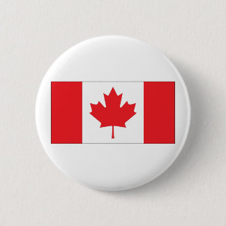 Canadese vlag ronde button 5,7 cm