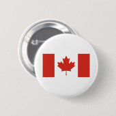 Canadese vlag ronde button 5,7 cm (Voorkant /achterkant)
