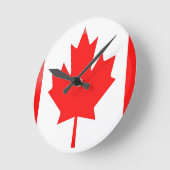 Canadese vlag ronde klok (Hoek)