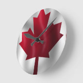Canadese vlag ronde klok (Hoek)