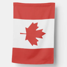 Canadese Vlag Rood Esdoornblad Klassiek