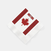 Canadese vlag     servet (Hoek)