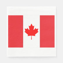 Canadese vlag servet