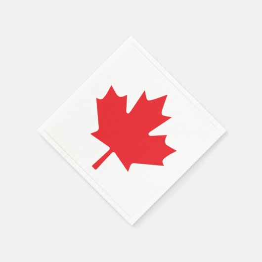 Canadese vlag servet (Hoek)