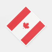 Canadese vlag servet (Hoek)