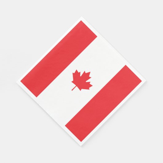 Canadese vlag servet (Hoek)