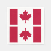 Canadese vlag servet (Voorkant)