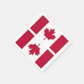 Canadese vlag servet (Hoek)