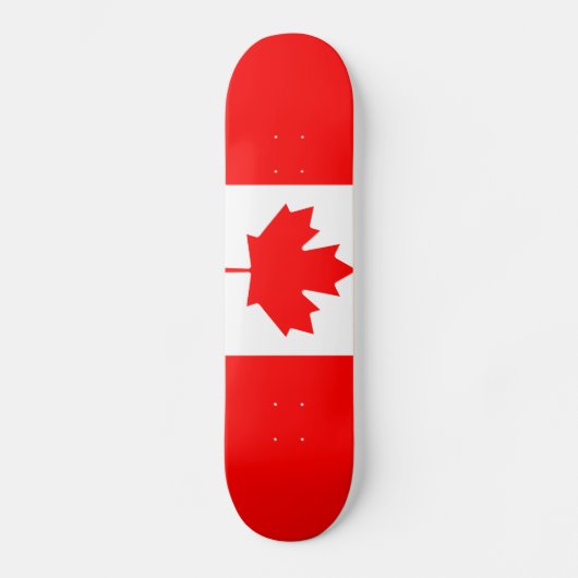 Canadese Vlag Skateboard (Voorkant)