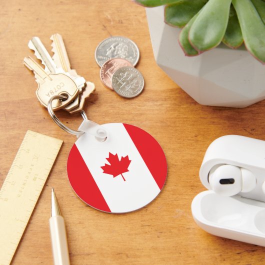 Canadese vlag sleutelhanger (Bureau)
