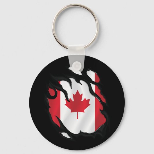 Canadese vlag sleutelhanger (Voorkant)