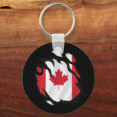 Canadese vlag sleutelhanger (Achterkant)