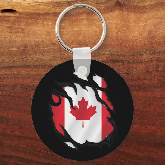 Canadese vlag sleutelhanger (Voorkant)