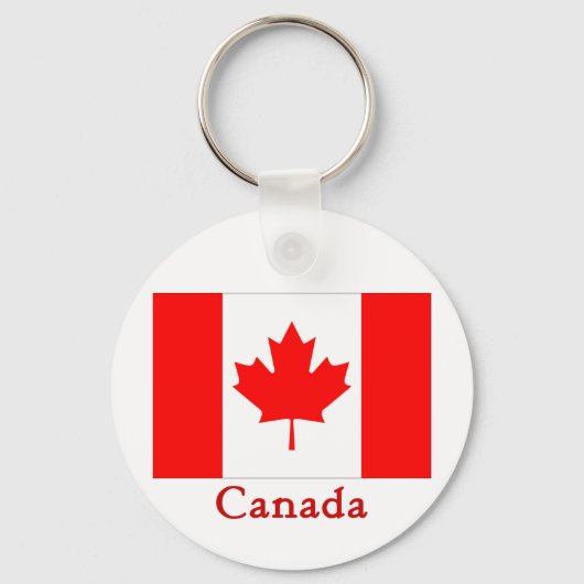 Canadese vlag sleutelhanger (Voorkant)