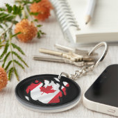 Canadese vlag sleutelhanger (Voorkant Rechts)