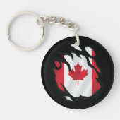 Canadese vlag sleutelhanger (Voorkant)