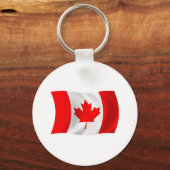 Canadese Vlag Sleutelhanger (Voorkant)