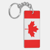 Canadese vlag sleutelhanger (Voorkant Links)