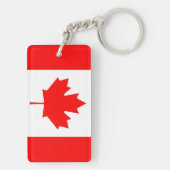Canadese vlag sleutelhanger (achterkant)