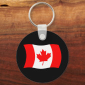 Canadese Vlag Sleutelhanger (Voorkant)