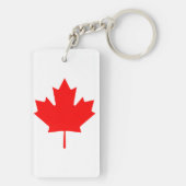 Canadese vlag sleutelhanger (achterkant)