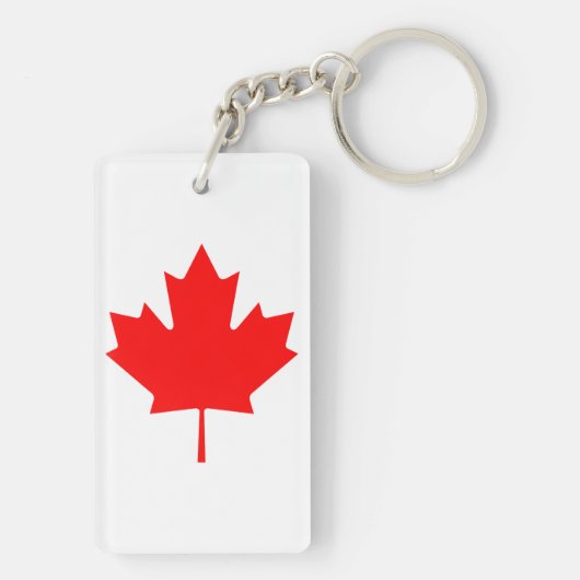 Canadese vlag sleutelhanger (achterkant)