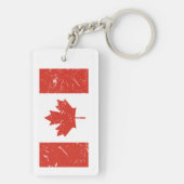 Canadese vlag sleutelhanger (achterkant)