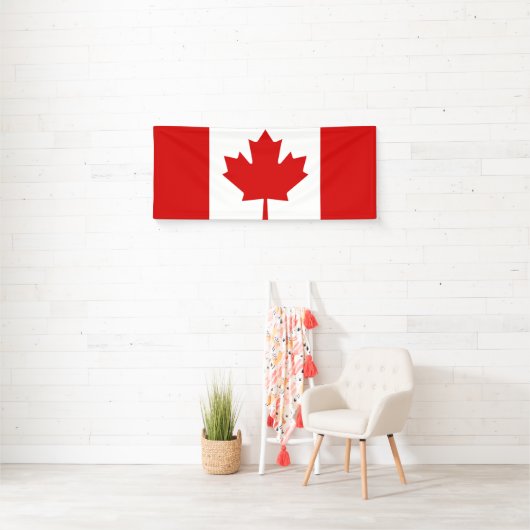 Canadese vlag spandoek (Insitu)