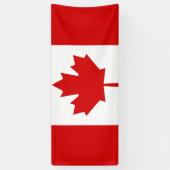 Canadese vlag spandoek (Verticaal)