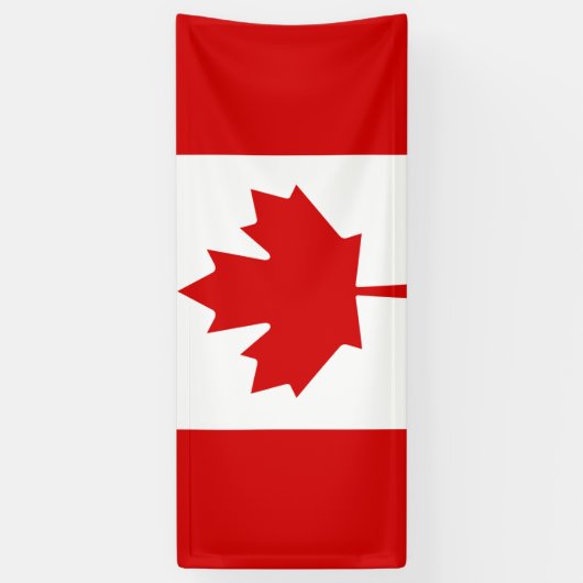 Canadese vlag spandoek (Verticaal)