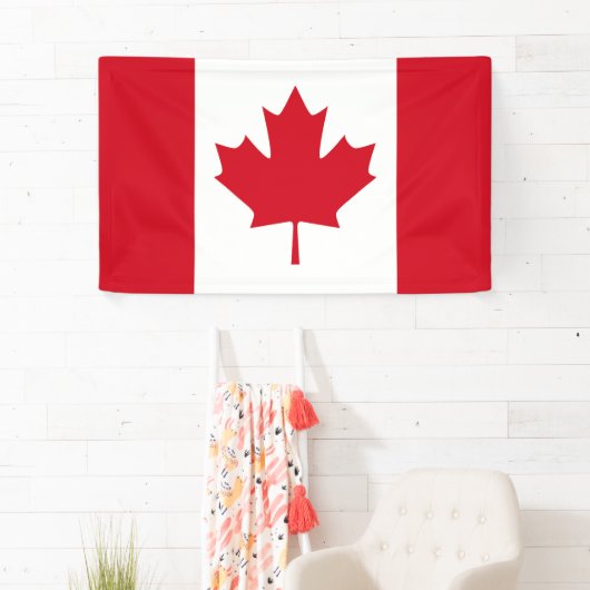 Canadese vlag spandoek (Insitu)