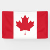 Canadese vlag spandoek (Horizontaal)