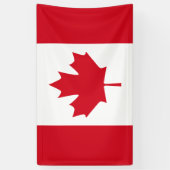 Canadese vlag spandoek (Verticaal)