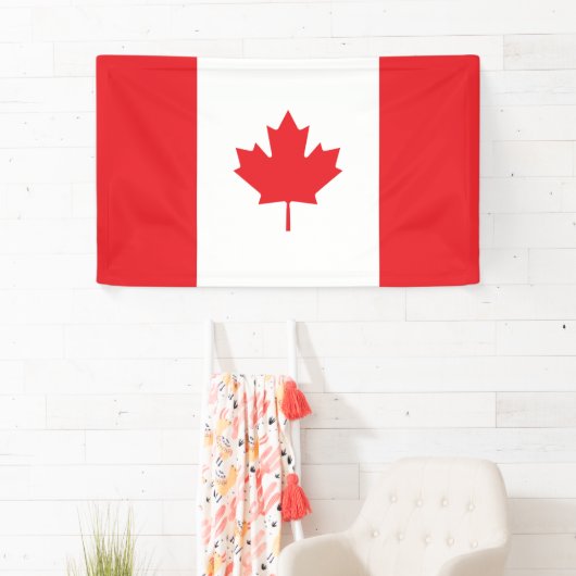 Canadese vlag spandoek (Insitu)
